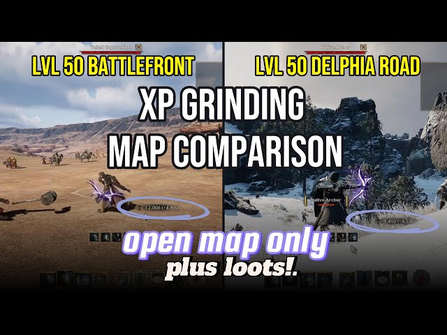 Best Level 50 XP Grinding Open Maps Compared - Night Crows
