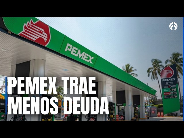 Pemex baja su deuda a 85 mil millones de dólares, el nivel más bajo en 11 años