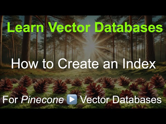 💡📚 How to Create an Index in Pinecone - Vector Databases Made Easy! ⚡ Perfect for Vector Beginners