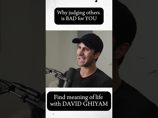 Judging others is BAD for YOU   | #davidghiyam #motivation #spiritual
