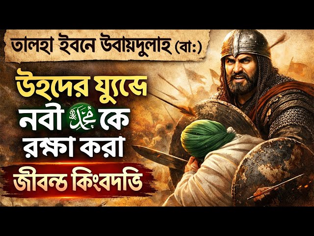 তালহা ইবনে উবায়দুল্লাহ রাঃ উহুদের যুদ্ধে নবী ﷺ–কে রক্ষা করা জীবন্ত কিংবদন্তি