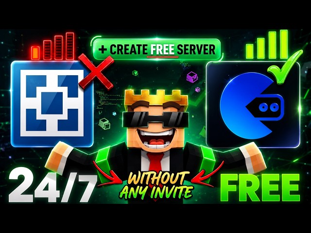 Is THIS The New Best Free Minecraft Server Host? Make Unlimited Free Minecraft Server 24/7✅