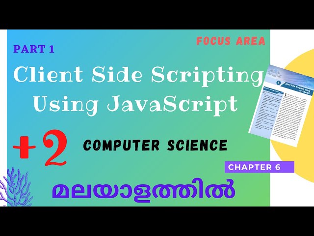 Plus Two Computer Science|Computer Application|Client Side Scripting Using Java|Focus Area|Part 1