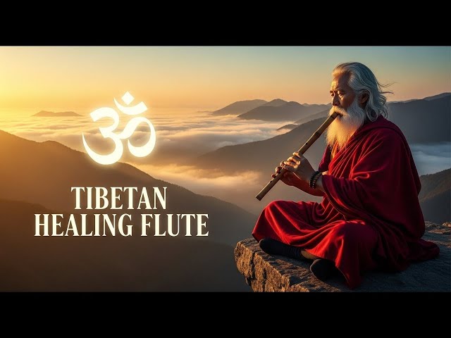 528Hz Tibetan Healing Sounds | Remove Negative Energy • Tibetan FLUTE • Heal Damage To The Soul