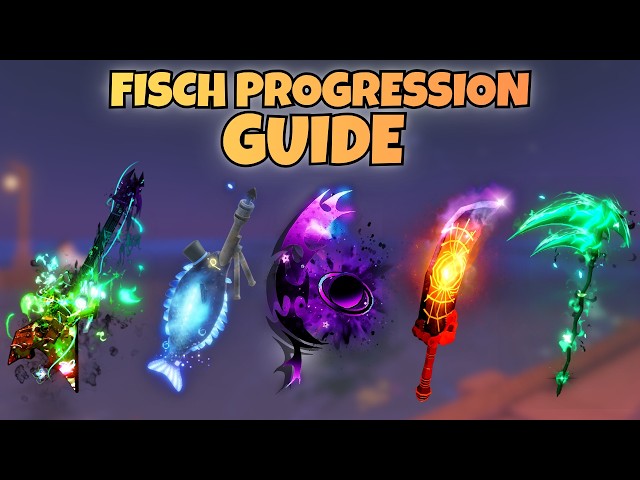 BEST RODS FISCH - FULL ROD Progression Guide FISCH! Roblox