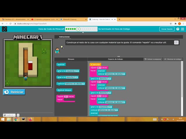 Minecraft Adventure on Code.org | Complete walkthrough for all levels