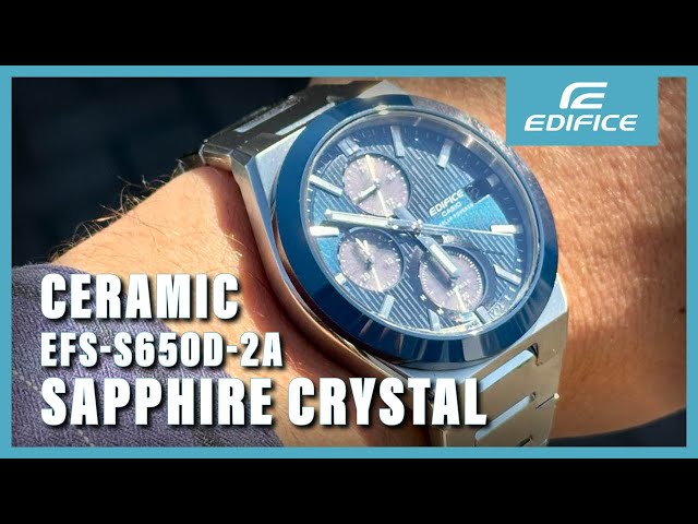 Unboxing The New Casio Edifice EFS-S650D-2A Ceramic, Sapphire & Solar