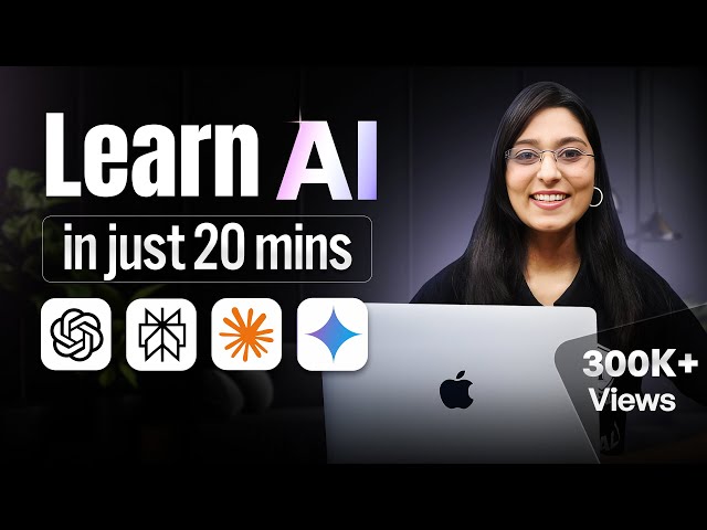 Learn AI in 20 Minutes for Beginners (2026 Guide)