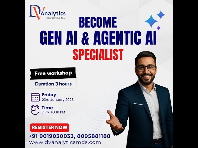 Explore a Future in Gen AI & Agentic AI | Free Workshop by Industry Expert from Google