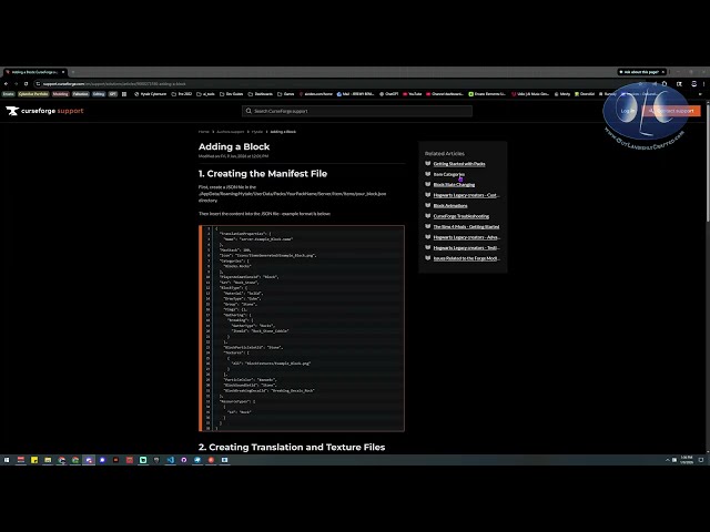 Hytale New Modding Information on Curse forge is out. Reading it page by page.