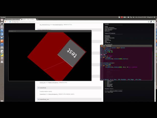 Kivy interactive sandbox