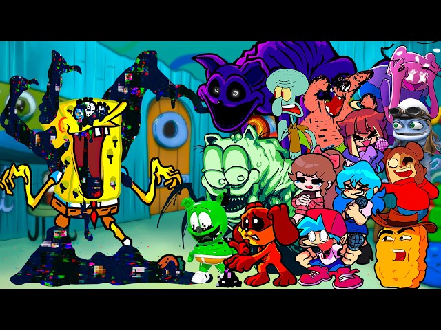 READY OR NOT but Different Characters Sing It 🎶 (FNF READY OR NOT but Everyone Sings It)