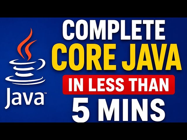 Quick Reference Cheat Sheet on Core JAVA 🔥 #java #automationtesting #testing #sdet 