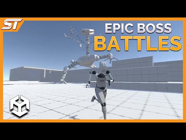 EPIC Boss battles in UNITY! (Procedural Dragon Monsters)