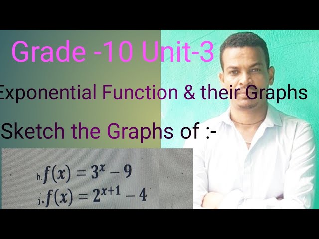 Exponential Function & their Graphs #mathematics Grade-10  Unit -3 by Amharic language