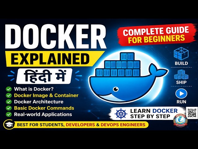 Docker Explained in Hindi | What is Docker? | Docker Tutorial for Beginners