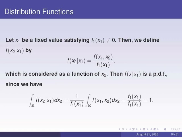 Distribution Functions