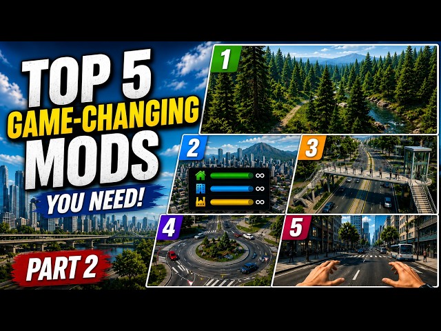 Top 5 Cities Skylines Mods You NEED in 2026 (Part 2)