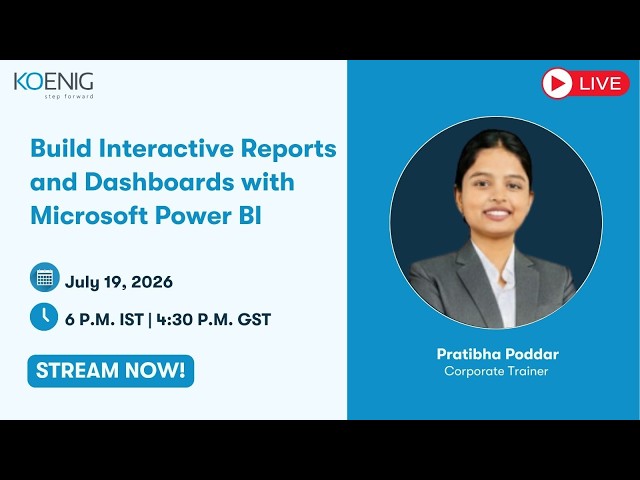 Build Interactive Reports and Dashboards with Microsoft Power BI