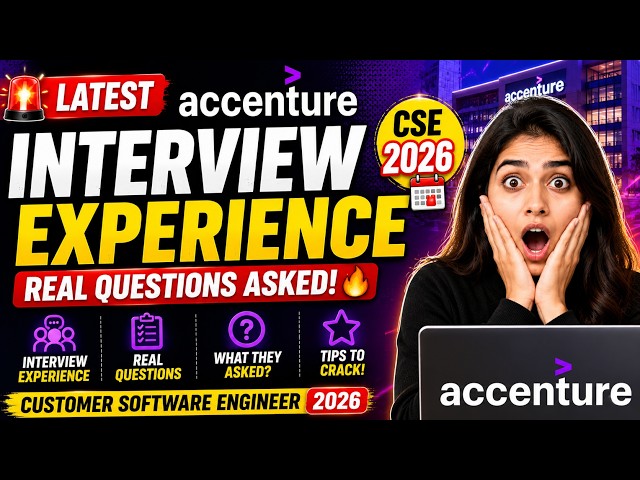 🚨 Accenture Latest Interview Experience | Real Questions Asked | Customer Software Engineer 2026