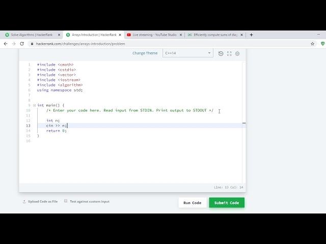 a very big sum  hackerrank  |  simple array sum hackerrank c++