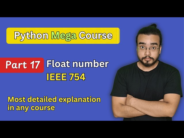 Only Tutorial you need for float numbers in python