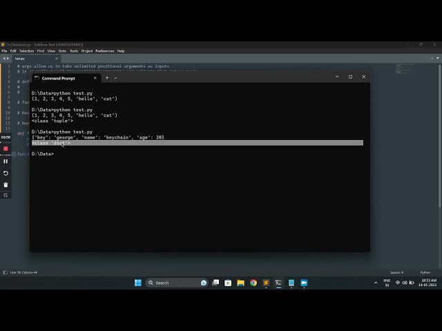 *args and **kwargs in Python