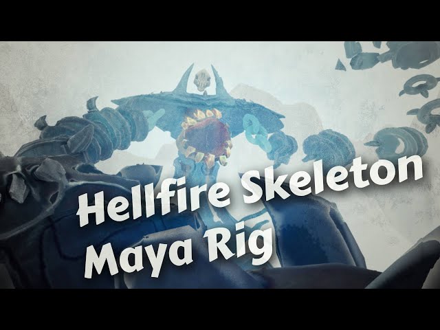 Hellfire Skelton Maya Rig Overview