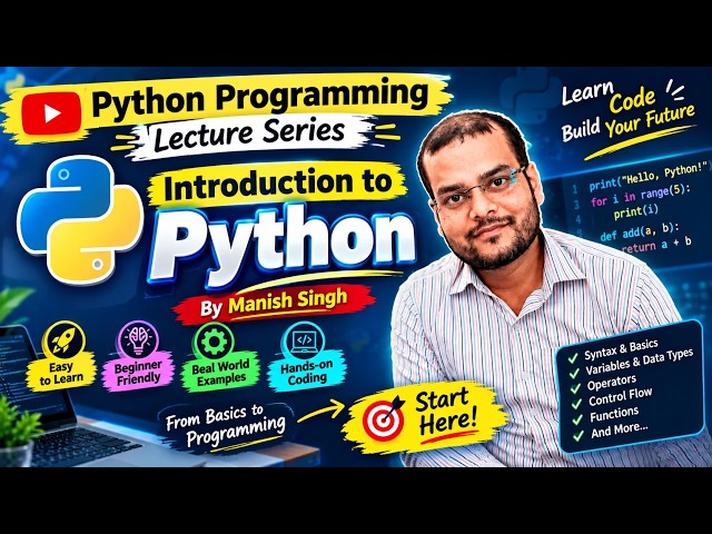 What is Python? | Introduction to Python | Python Lecture Series | 01