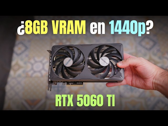 Is 8GB of VRAM enough in 2026? Gaming tests at 1440p/4K on an RTX 5060 Ti with 8GB of VRAM
