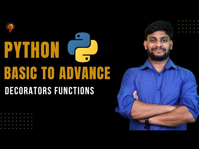 Decorators Functions | Python Beginner to Advance  | Python Tutorial