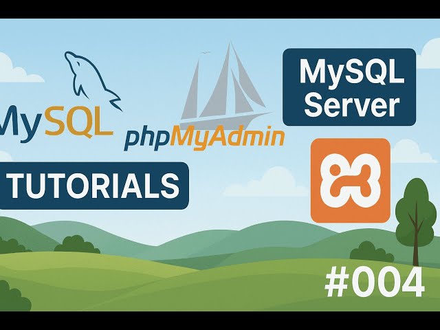 #004 CREATING TABLES USING PHPMYADMIN SQL