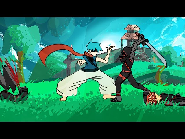 Kung Fu V.s Ninjas' || Martial arts animation practice