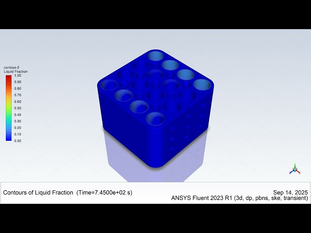 Phase Change Material (PCM) Melting Simulation | CFD Visualization