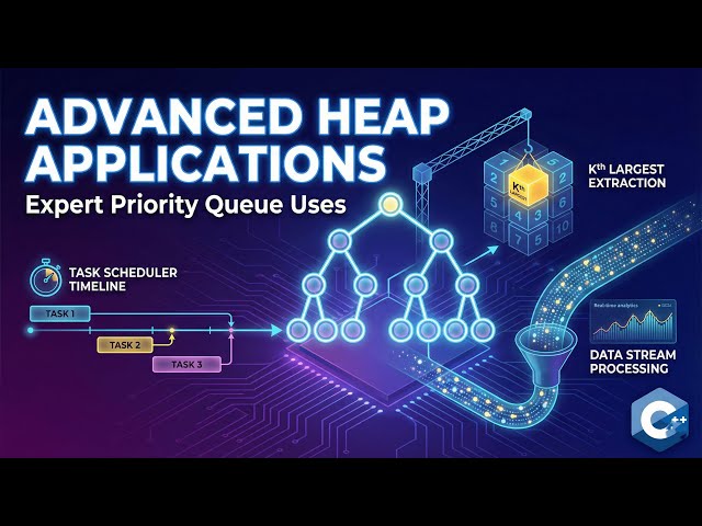 Heap Advanced Applications | Beyond Basics in C++#C++ #DataStructures #Algorithms