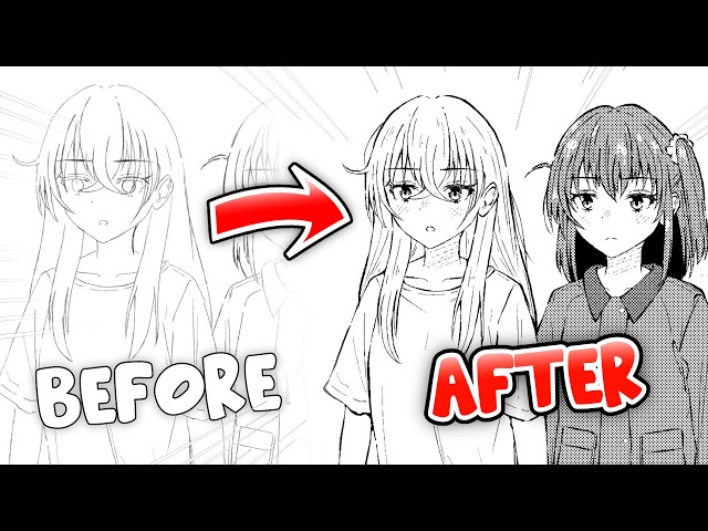 How to MASTER Inking For Your Manga!