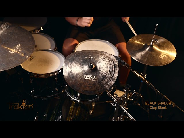 Trakian Cymbals Black Shadow Clap Stack