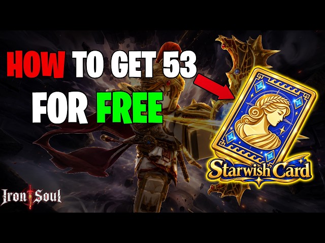 How to get 53 Starwish Card for FREE!! in Iron Soul Dungeon (Roblox)
