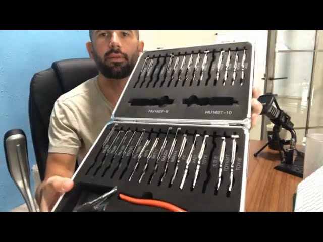 Classic Lishi 32 Piece Set UNBOXING (Car Lock Picks & Decoders)