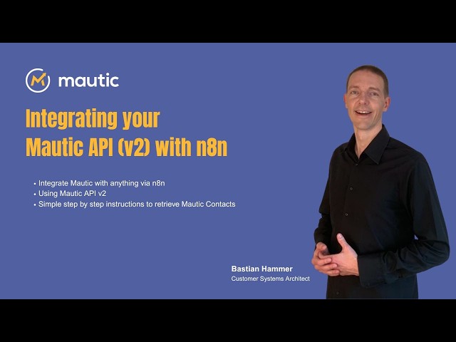 Integrating your Mautic API v2 with n8n