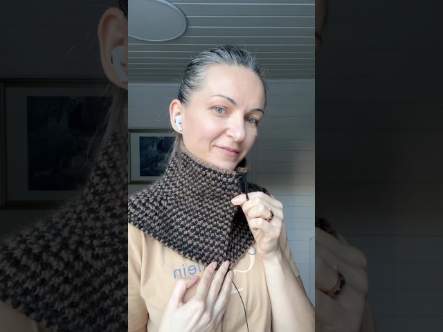 🤎🖤 Una hermosa combinación de colores #patrondetejido #tejer #tutorial #tejido