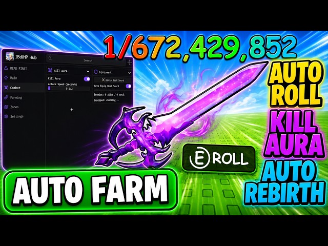 Loot RNG Script | AUTO FARM, AUTO ROLL, KILL AURA, AUTO REBIRTH & More! | 2026
