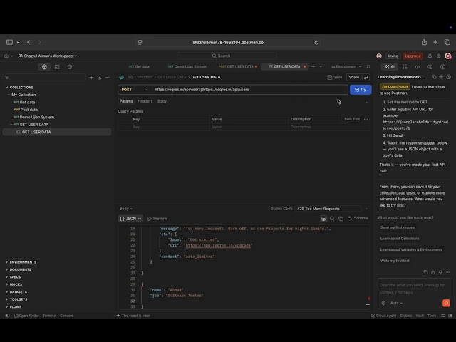 Exploring Software Testing Tools: Postman
