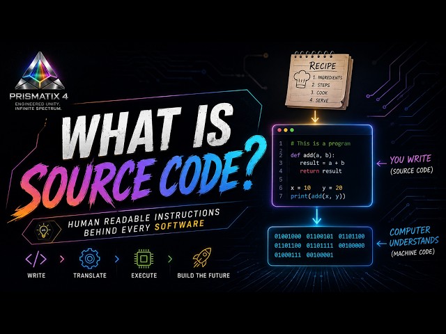 What is Source Code? 🤔 | Explained for Absolute Beginners