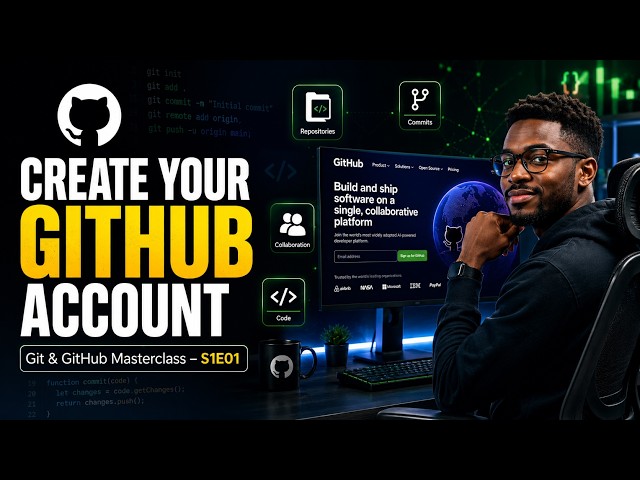 GitHub Account Tutorial for Beginners (2026) | Create Your First GitHub Account