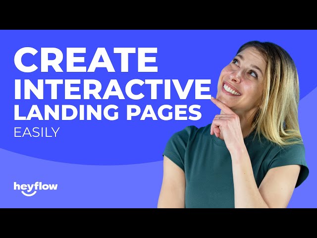 Interactive Landing Pages Made Easy: No Coding Required!