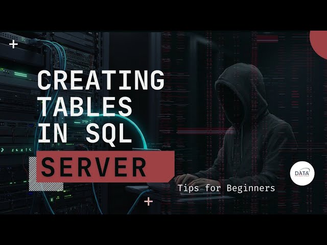 Creating Tables in SQL Server