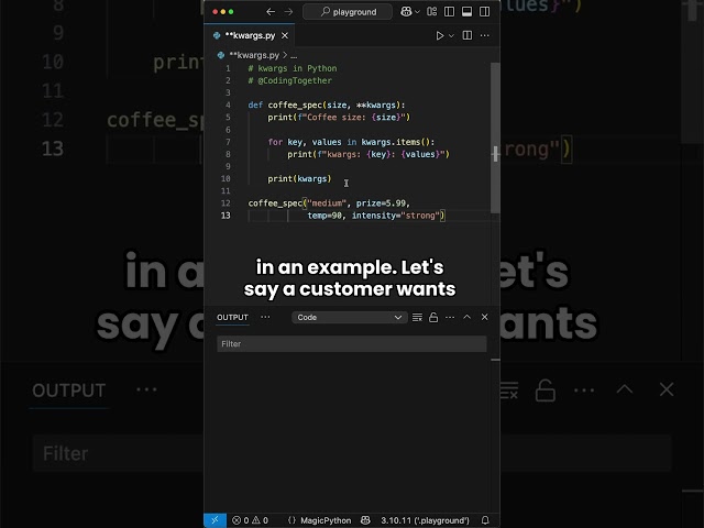 You Need To Know **kwargs (Keyword Arguments) in Python