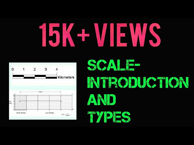 SCALE : Introduction and Types| Scales in Geography