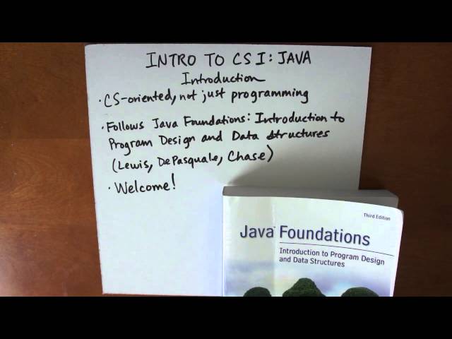 Learn Java the CS Way | Welcome